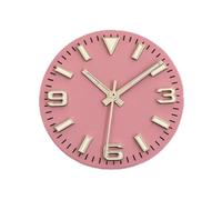 MCNVNEFSAW 28.5mm reloj dial + relojes manos verde luminoso modificado 369 uñas reloj de hombre caras accesorios accesorios NH35 / NH36 / 4R / 7S Movimiento Esfera del reloj(Rosa)