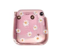 MCNVNEFSAW Accesorio de cámara Daisy Artist Pintura al óleo PU Cuero cámara instantánea Bolso de Hombro Funda Protectora for Fujifilm Ajuste for Mini 11 Bolso de la cámara