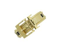 MCNVNEFSAW Cierre desplegable de resorte de 16 mm y 18 mm en 3 colores, ajuste perfecto for relojes for Rolex Cartier Omega IWC. Cierre de correa de repuesto. Cierre(18mm Gold)