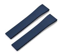 MCNVNEFSAW Correa de reloj de caucho FKM CTS de 16 mm, 18 mm, 19 mm, 20 mm, 21 mm y 22 mm, for hebilla plateada de mariposa de liberación rápida y corte a medida. Cierre(No Buckle,18mmx16mm)