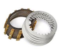 MCNVNEFSAW Discos de fricción embrague fibra 3J2-16324-00 compatibles for Yamaha TT350A TT350 XT350 BW350 Big Wheel 5Y1-16331-01 4H7-16325-00 168-16325-00 Disco de fricción del embrague