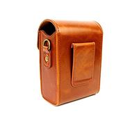 MCNVNEFSAW Estuche for la Camara PU Funda de Cuero Cubierta Protectora Powershot G9X II g 7X marcar II III SX740 SX730 SX720 SX710 SX700 SX620 SX610 SX600 HS Bolso de la cámara(Marrone)