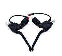 MCNVNEFSAW Kit de reemplazo de mango horizontal de freno de scooter eléctrico All Cable de freno de aluminio Plug-in impermeable Scooter Parts Accessories(Left and right)