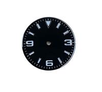 MCNVNEFSAW No logo 2836 2824 Compatible for Mingzhu 2813 2836 Compatible for MIYOTA 8215 821A Movimiento Dial de reloj 28.5-31mm Dial estéril Luminous NH35 NH36 No.64 Esfera del reloj