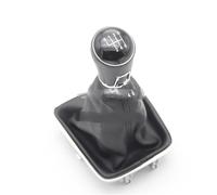 MCNVNEFSAW Perilla de Cambio de Marchas de 5/6 velocidades for VW Tiguan 5N 2007 2008 2009 2010 2011 for Funda de Cuero PU. Perilla de Cambio(6 Speed)