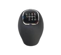 MCNVNEFSAW Perilla de cambio de marchas manual de 6 velocidades, de cuero compatible for Kia Carens 2014+, 43711A4100 Perilla de cambio