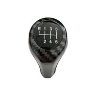 MCNVNEFSAW Perilla de cambio marchas cuero for coche, 5 y 6 velocidades, Power Sport, compatible for BMW E30, E32, E34, E36, E38, E39, E46, E53, E60, E63, E83, E84, E90, E91 M3(Carbon fiber 6s)