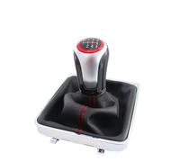MCNVNEFSAW Perilla de cambio marchas manual 5 y 6 velocidades for VW Passat B6 (2005, 2006, 2007, 2008, 2009, 2010 2011) Pomo de cambio(6 speed)