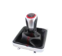 MCNVNEFSAW Perilla de cambio marchas manual 5 y 6 velocidades for VW Passat B6 (2005, 2006, 2007, 2008, 2009, 2010 2011) Pomo de cambio(5 speed)