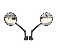 MCNVNEFSAW Vista trasera indicador de espejo vista trasera vidrio vista trasera espejo scooter lado café carreras de scooter eléctrico accesorios de bicicleta Scooter Parts Accessories