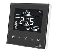 MCO Home Black MH8-FC4 Fan Coil Thermostat 4 Pipe, 230 V
