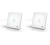 MCO Home MH-S411 White MH-S412 Black Touch Panel Switch, 230 V, One Size (Paquete de 2)