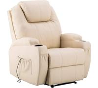 MCombo 7061 - Sillón de relax eléctrico con función de vibración y calefacción