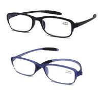 Mcoorn Gafas de Presbicia Antirreflejo Ligeras para Mujer Hombre, Filtro Anti Luz Azul para Teléfono Móvil con Flexibles, Dioptría +3.5