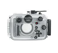 Mcoplus 60 m/195 pies Cámara subacuática Profesional Buceo Caso Impermeable para Om System tg7 Olympus Tough TG-7 (Blanco)