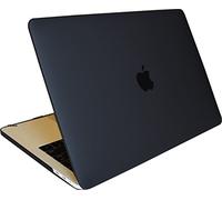 mCoque Nero Funda Dura Cáscara mate para 2018/2017/2016 13,3" Apple MacBook Pro (modelo: A1989 / A1706 / A1708, con o sin barra táctil) con una piel transparente transparente del teclado (modelo:A1989 / A1706 / A1708)