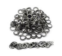 Mcoser Juego de 50 ojales de metal de 8 mm con arandelas para ropa, zapatos, cinturón, bolsa, proyectos de bricolaje