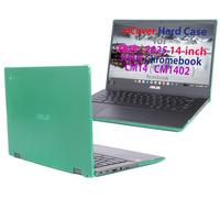 mCover Funda compatible solo con computadoras portátiles ASUS Chromebook CM14 (CM1402c) Series 2024~2025 de 14 pulgadas (no es compatible con ningún otro modelo ASUS), color verde