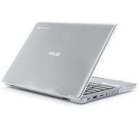 mCover Funda Compatible Solo con computadoras portátiles ASUS Chromebook CR1 (CR1100CA o CR1100FA) de 11.6 Pulgadas (no es Compatible con ningún Otro Modelo ASUS) (Transparente)