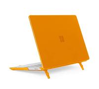 mCover Funda compatible solo con Microsoft Surface Laptop Go 3/2/1 de 12.4 pulgadas 2020-2024 con pantalla táctil (no compatible con ningún otro modelo de superficie), color naranja