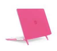 mCover Funda compatible solo con Microsoft Surface Laptop Go 3/2/1 de 12.4 pulgadas 2020-2024 con pantalla táctil (no compatible con ningún otro modelo de superficie), color rosa