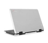 mCover Funda Compatible Solo para computadoras portátiles Lenovo 300E de 11.6 Pulgadas y Chromebok de 2ª generación y Windows 2 en 1 no es Compatible con Otro Modelo Transparente