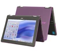 mCover Funda rígida Compatible Solo con Acer Chromebook Spin 512 R853TA / R856T Series 2 en 1 2021~2023 de 12 Pulgadas (no Compatible con ningún Otro Modelo), Color Morado