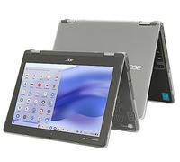 mCover Funda rígida Compatible Solo con Acer Chromebook Spin 512 R853TA / R856T Series 2 en 1 de 12 Pulgadas (no es Compatible con ningún Otro Modelo), Transparente