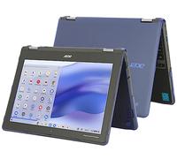 mCover Funda rígida Compatible Solo con Acer Chromebook Spin 512 R853TA / R856T Series 2 en 1 de 12 Pulgadas (no es Compatible con ningún Otro Modelo), Color Azul
