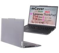 mCover Funda rígida Compatible Solo con Lenovo ThinkPad T14 Gen 5/Gen 6 14" y P14s con procesador AMD (bisagra de 180°, no Compatible con el Modelo P14s con procesador Intel) - Transparente