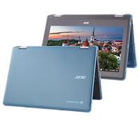 mCover Funda rígida Solo Compatible con computadoras portátiles 2 en 1 Acer Chromebook Spin 511 R756T Series 2023~2024 de 11.6 Pulgadas (no Compatible con ningún Otro Modelo Acer), Color Aguamarina