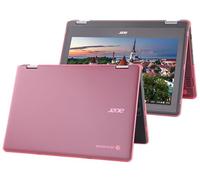 mCover Funda rígida solo compatible con computadoras portátiles 2 en 1 Acer Chromebook Spin 511 R756T Series 2023 ~ 2024 de 11.6 pulgadas (no compatible con ningún otro modelo Acer), color rosa