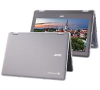mCover Funda rígida solo compatible con computadoras portátiles 2 en 1 Acer Chromebook Spin 511 R756T Series 2023 ~ 2024 de 11.6 pulgadas (no compatible con ningún otro modelo Acer), transparente