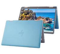 mCover Funda rígida solo compatible con HP Envy x360 14-FAxxxx / 14-FAxxxx / 14-FCxxxx 2 en 1 de 14 pulgadas (no es compatible con ningún otro modelo HP), color aguamarina