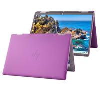 mCover Funda rígida solo compatible con HP Envy x360 14-FAxxxx / 14-FAxxxxx / 14-FCxxxx 2 en 1 de 14 pulgadas (no es compatible con ningún otro modelo HP), color morado