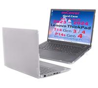 mCover Funda rígida solo compatible con Lenovo ThinkPad T14 Gen 3/Gen 4 Windows Notebook PC 2023-2024 de 14 pulgadas (con bisagra de 180°, no es compatible con ningún otro modelo Lenovo), transparente