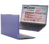 mCover Funda rígida solo compatible con Lenovo ThinkPad T14 Gen 5/Gen 6 Windows Notebook PC 2024-2025 de 14 pulgadas (con bisagra de 180°, no es compatible con ningún otro modelo Lenovo), color azul