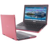mCover Funda Solo Compatible con computadoras portátiles ASUS Chromebook CR1104CGA / CR1104CTA / CR1104FGA/ CR1104FTA Series de 11.6 Pulgadas (no es Compatible con ningún Otro Modelo ASUS) Rosa