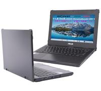 mCover Funda Solo Compatible con computadoras portátiles ASUS Chromebook CR1104CGA / CR1104CTA / CR1104FGA/ CR1104FTA Series de 11.6 Pulgadas (no es Compatible con ningún Otro Modelo ASUS) Negro
