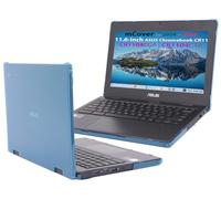 mCover Funda Solo Compatible con computadoras portátiles ASUS Chromebook CR1104CGA / CR1104CTA / CR1104FGA/ CR1104FTA Series de 11.6 Pulgadas (no es Compatible con ningún Otro Modelo ASUS) aquamarina