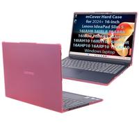 mCover Funda solo compatible con Lenovo IdeaPad Slim 5 16AHP10 16ARP10 16ARP10 16AKP10 16IRH10 16IRH10 16IAH10 16IRU9 16ABR8 Series Windows ordenadores (no para otros modelos Lenovo), color rosa