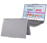 mCover Funda solo compatible con Lenovo ThinkPad X1 2 en 1 (Yoga) Gen 9/10 Series 2024 ~ 2025 de 14 pulgadas (no funciona con otros modelos Lenovo), transparente