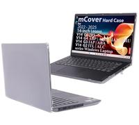 mCover Funda solo compatible con Lenovo V14 G2 / G3 / G4 / G5 Series 2021-2025 de 14 pulgadas (con bisagra de 180°, no es compatible con ningún otro modelo Lenovo), transparente