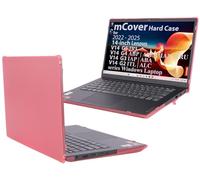 mCover Funda solo compatible con Lenovo V14 G2 / G3 / G4 / G5 Series 2021-2025 de 14 pulgadas (con bisagra de 180°, no es compatible con ningún otro modelo Lenovo), color rosa