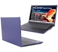 mCover Funda solo compatible con Lenovo V14 G2 / G3 / G4 / G5 Series 2021-2025 de 14 pulgadas (con bisagra de 180°, no es compatible con ningún otro modelo Lenovo), color azul