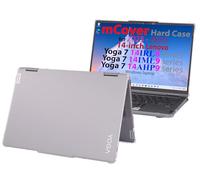 mCover - Funda Solo Compatible con Lenovo Yoga 7 de 14 Pulgadas 14IRL8, 14IML9, 14AHP9 Series 2 en 1 2023-2025 (no es Compatible con ningún Otro Modelo), Transparente