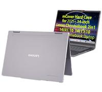 mCover Funda solo compatible con portátiles Lenovo Chrome 2 en 1 14IRU10 de 14 pulgadas 2025-2026 | Chromebook 14ITN10 (no compatible con otros modelos Lenovo), transparente