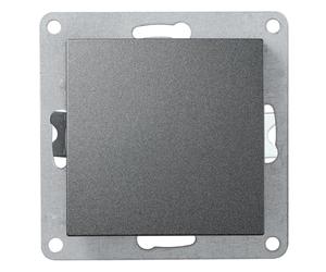 McPower Flair - Interruptor de luz (250 V ~/10 A, UP), color antracita, mate