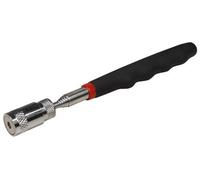 McPower Herramienta de Recogida con Imán y LED, Extensible 19-80cm, Capacidad de Carga 3,6kg, Clip Práctico, Ideal para Lugares de Difícil Acceso