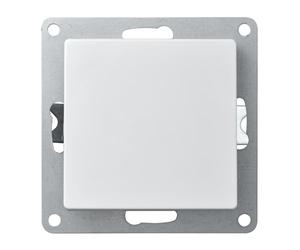 McPower Interruptor conmutador | Flair | 250V~/10A, bajo empotrar, diseño moderno y elegante, ideal para cualquier estilo de decoración, Blanco